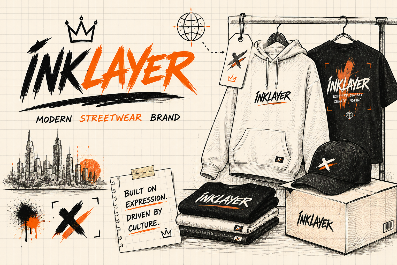 Inklayer Streetwear Brand Project